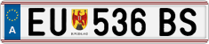 License plate of Austria, Regular plates