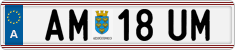 License plate of Austria, Regular plates