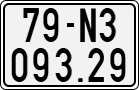 License plate of Vietnam, Motorcycles