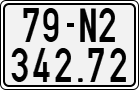 License plate of Vietnam, Motorcycles