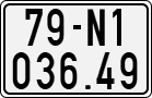 License plate of Vietnam, Motorcycles