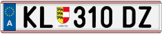 License plate of Austria, Regular plates