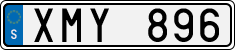 License plate of Sweden, Regular plates