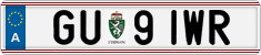 License plate of Austria, Regular plates