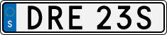 License plate of Sweden, Regular plates