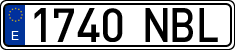 License plates of Spain, Ordinary (2000)