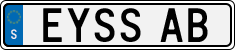 License plate of Sweden, Vanity Plates