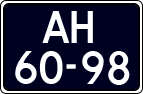 License plate of the Netherlands, Imported oldtimers (cars)