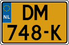 License plate of the Netherlands, Military