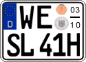 German license plate, Seasonal plates (Oldtimers)