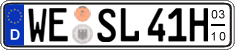German license plate, Seasonal plates (Oldtimers)