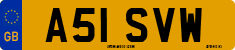 License plate of the United Kingdom, 1983 year system