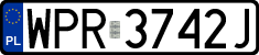 License plates of Poland, Regular car plates