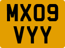 License plate of the United Kingdom, 2001 year system