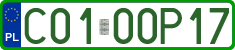 License plates of Poland, Professional plates