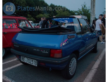 RE 702318, Peugeot 205