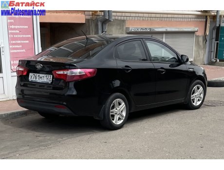 х761мт123, Kia Rio