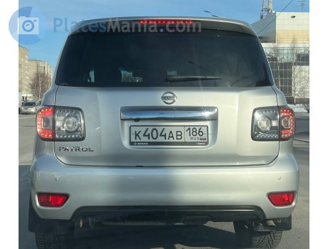 к404ав186, Nissan Patrol