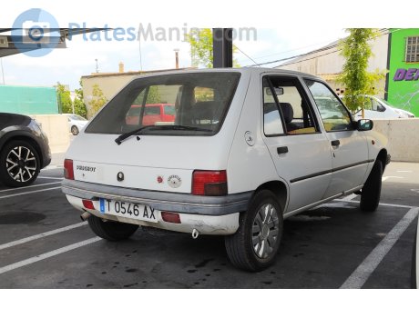 T 0546 AX, Peugeot 205