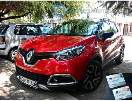 KO AU498, Renault Captur