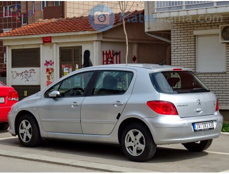 JA 082-ED, Peugeot 307
