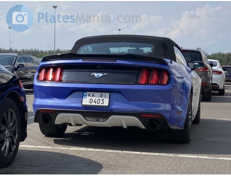 KA 0403 BI, Ford Mustang