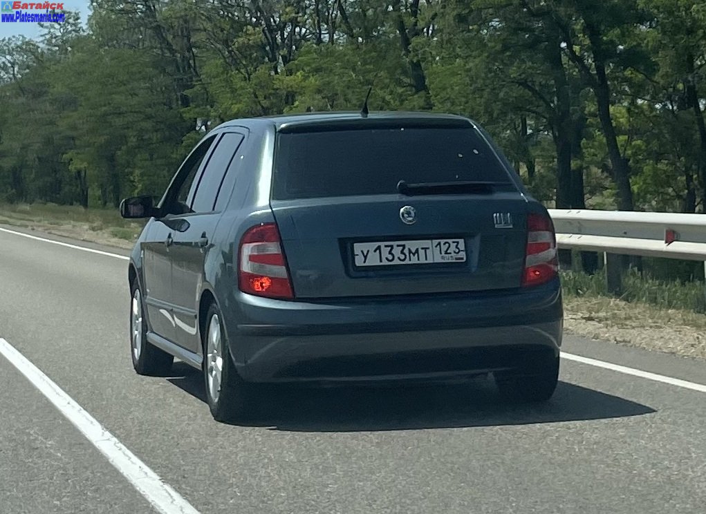 у 133 мт 123, Skoda Fabia 