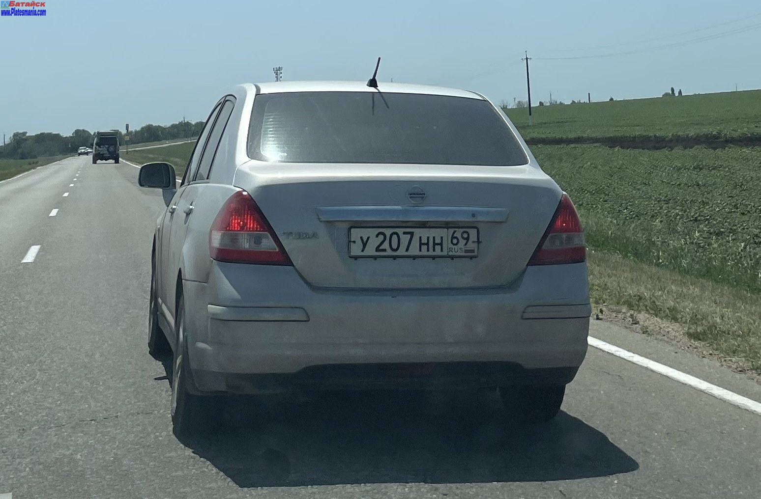 у 207 нн 69, Nissan Tiida 1st gen (Latio) Sedan (SC11), 2004–2012 (–2018 for TW- and LATAM-market)