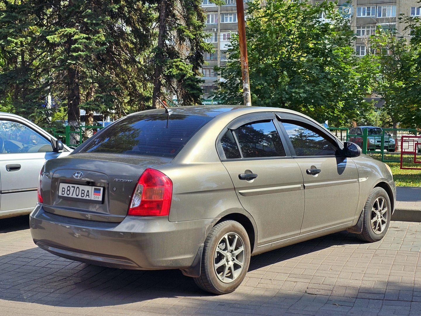в 870 ва, Hyundai Accent 3rd gen Sedan (MC), 2006­–2011