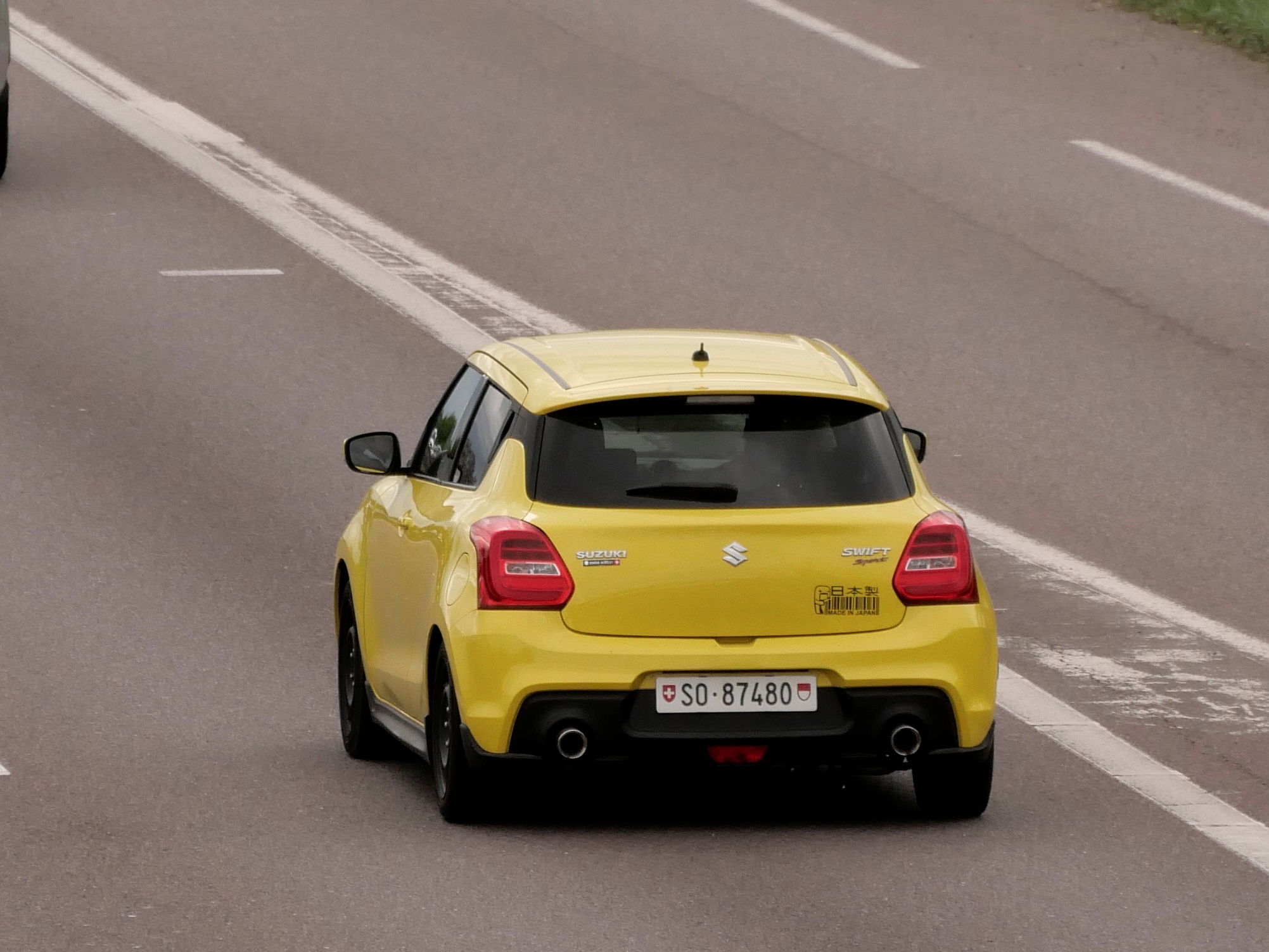 SO 87480, Suzuki Swift 7th gen Sport (A2L/ZC33), 2017–