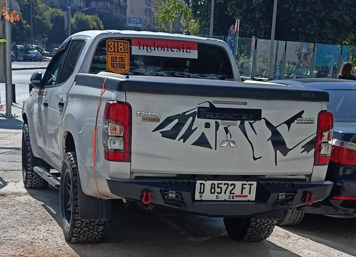 D 8572 FT, Mitsubishi Triton 5th gen (KJ/KK/KL), facelift, 2018–2023