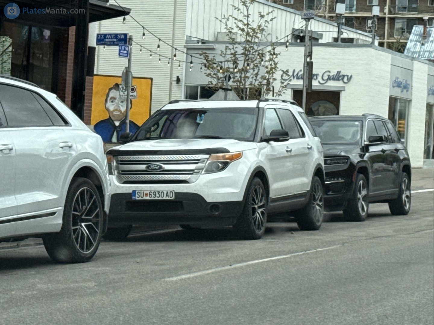 SU 6930 AD, License plate without vehicle 