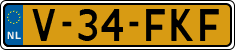 License plate of the Netherlands, Light Commercial Vehicles (1994 system)