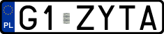 License plates of Poland, Vanity Plates