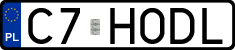 License plates of Poland, Vanity Plates