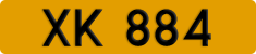 License plate of Hong Kong, AB 1234