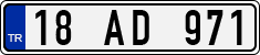 License plate of Turkey, Regular plates
