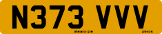 License plate of the United Kingdom, 1983 year system