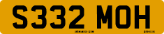 License plate of the United Kingdom, 1983 year system