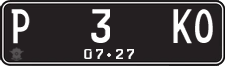 License plate of Indonesia, Regular plates
