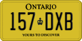 Ontario, Service plate (123-DAB)