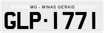 License plate of Brazil, Private owners (1990)