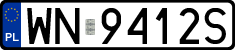 License plates of Poland, Regular car plates