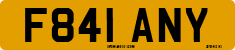 License plate of the United Kingdom, 1983 year system