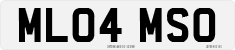 License plate of the United Kingdom, 2001 year system