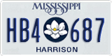 Mississippi, Truck (AB1 234)