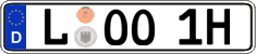 German license plate, Plates for oldtimers (type 