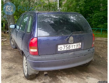 о758тт69, Opel Vita