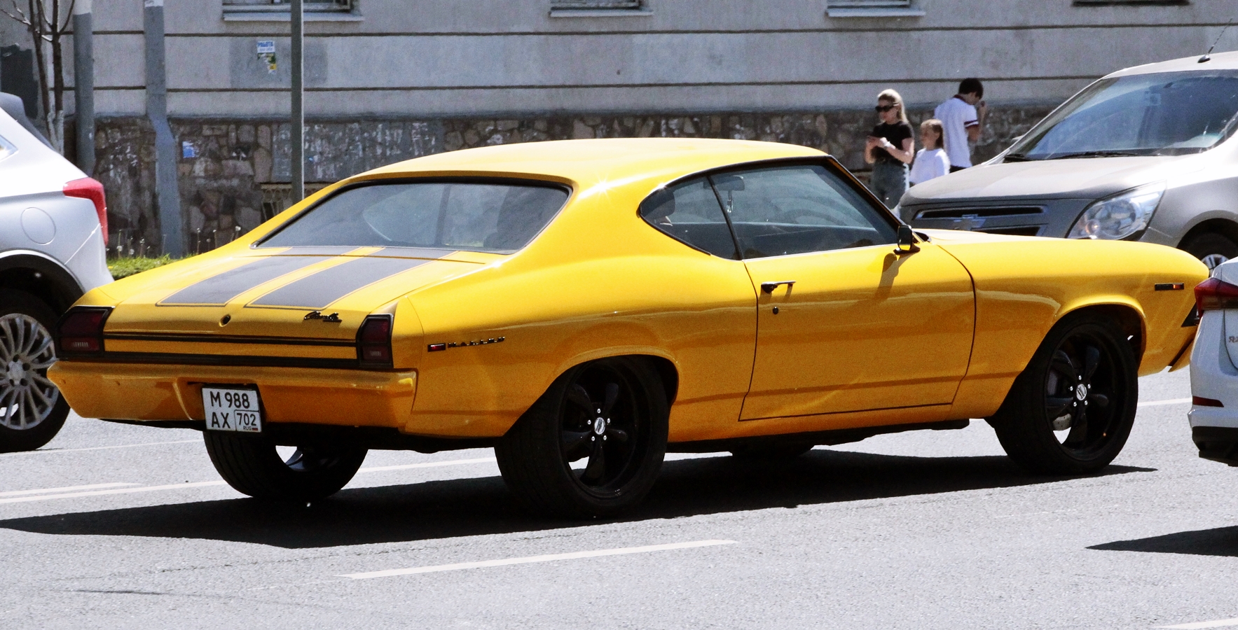 м 988 ах 702, Chevrolet Chevelle 2nd gen 1969 2-door Hardtop (27/37; A-body), 1st facelift, 1968–1969