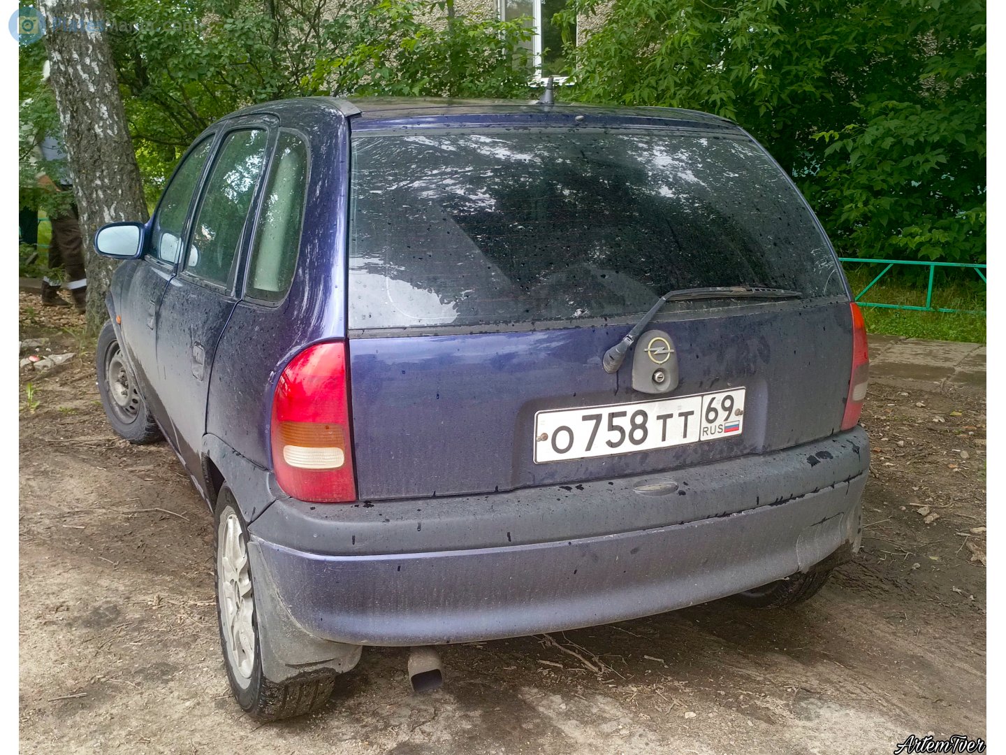 о 758 тт 69, Opel Vita 1st gen 5-door Hatch (B; S93), 1995–2000